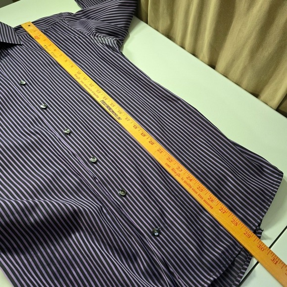 Eton Men Contemporary Striped Dress Shirt Size 15.5 Office Preppy Formal READ - Picture 16 of 16